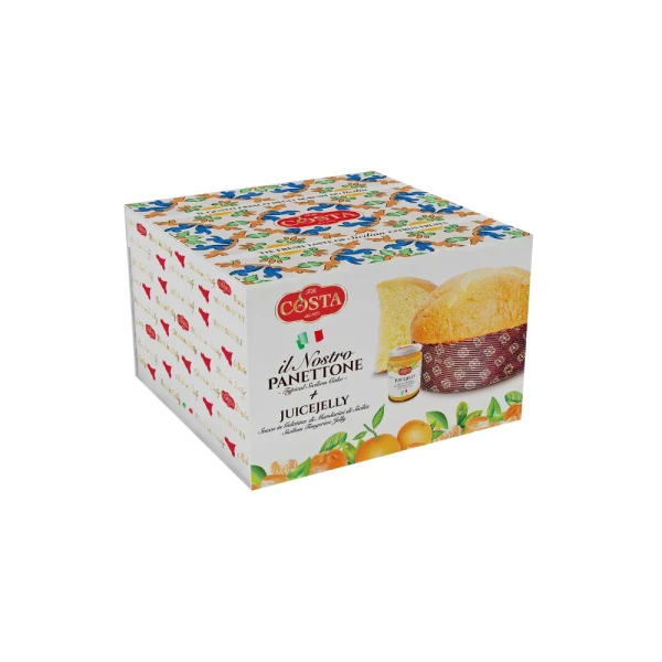 Panettone con Gelatina al Mandarino